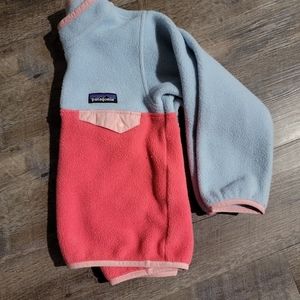 Girls size 4T quarter button patagonia pull over